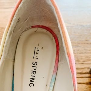 Beautiful multi coloured Call It Spring shoes.